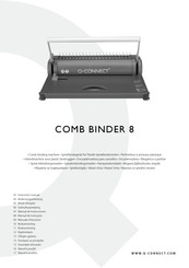 Q-Connect COMB BINDER 8 Manual De Instrucciones