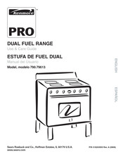 Sears Kenmore PRO 790.79613 Manual Del Usuario