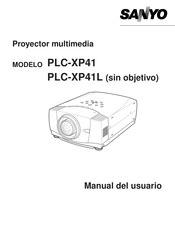 Sanyo PLC-XP41L Manual Del Usuario