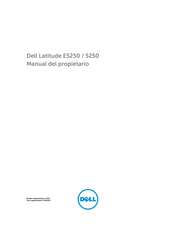 Dell Latitude E5250 Manual Del Propietário