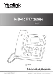 Yealink SIP-T40P Guia De Inicio Rapido