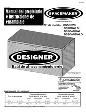 Spacemaker DESIGNER DSSCANBWL Manual Del Propietario E Instrucciones De Ensamblaje