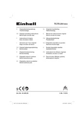 EINHELL TC-TS 254 eco Manual De Instrucciones Original