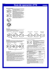 Casio 4778 Guía De Operación