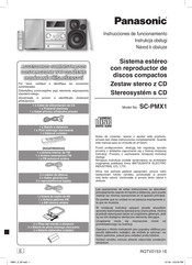 Panasonic SC-PMX1 Instrucciones De Funcionamiento