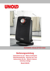 Unold 86445 Instrucciones De Uso