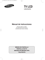 Samsung LW22N23N Manual De Instrucciones