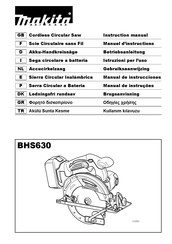 Makita BHS630 Manual De Instrucciones