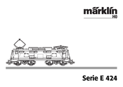 marklin E 424 Serie Manual De Instrucciones