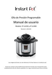 Instant Pot IP-LUX50 Manual De Usuario