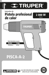 Truper PISCA-A-2 Manual De Instrucciones