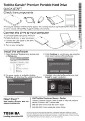 Toshiba CANVIO PREMIUM Inicio Rápido