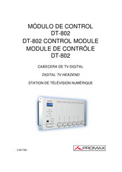 Promax DT-802 Manual De Instrucciones