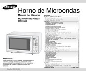 Samsung MC7698W Manual Del Usuario