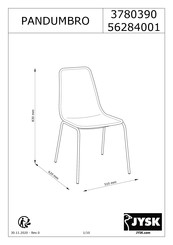 JYSK PANDUMBRO 3780390 Manual De Instrucciones