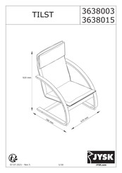 JYSK TILST 3638003 Manual De Instrucciones