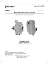 Pentair Hypro 9305C-HM3C-BSP Manual De Instrucciones Original