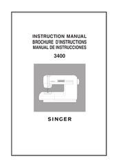 Singer 3400 Manual De Instrucciones