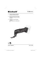 EINHELL TC-MG 18 Li Manual De Instrucciones