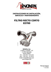 iNOXPA 83700 Instrucciones De Instalación, Servicio Y Mantenimiento