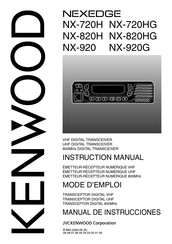 Kenwood NEXEDGE NX-920G Manual De Instrucciones