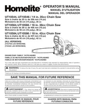 Homelite UT10566 Manual Del Operador