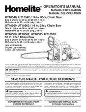 Homelite UT10560 Manual Del Operador