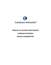 Cambium Networks C050900P704A Manual De Usuario