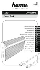 Hama X20 Instrucciones De Uso