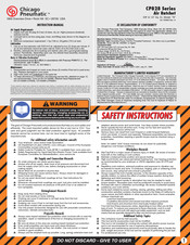 Chicago Pneumatic CP828 Serie Manual De Instrucciones