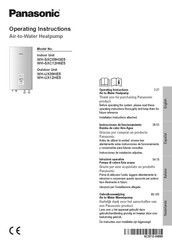 Panasonic WH-SXC09H3E5 Instrucciones De Funcionamiento