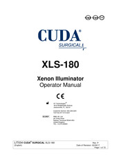 Cuda surgical XLS-180 Manual De Uso