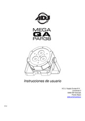 ADJ MEGA QA PAR38 Instrucciones De Usuario