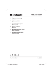 EINHELL FREELEXO LCD BT Manual De Instrucciones Original