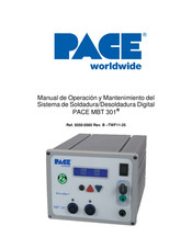 pace worldwide MBT 301 Manual De Operación Y Mantenimiento