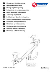 Westfalia Automotive 314 289 Instrucciones De Montaje