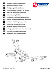 Westfalia Automotive 306 290 Instrucciones De Montaje