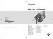 Bosch GBH 180-LI Professional Manual Original