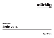 marklin 36790 Manual De Instrucciones