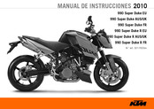 KTM 990 Super Duke FR 2010 Manual De Instrucciones