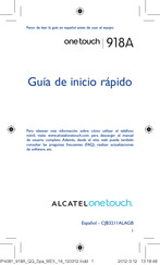 Alcatel one touch 918A Guia De Inicio Rapido