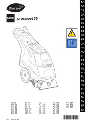 diversey TASKI procarpet 30 Manual De Instrucciones