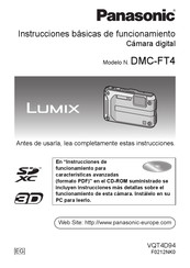 Panasonic Lumix DMC-FT4 Instrucciones De Funcionamiento