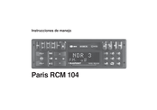 Blaupunkt Paris RCM 104 Instrucciones De Manejo