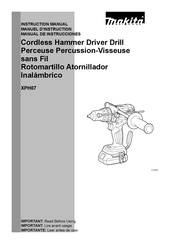 Makita XPH07 Manual De Instrucciones