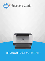 HP LaserJet M212e Serie Guia Del Usuario