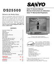 Sanyo DS25500 Manual Del Propietário