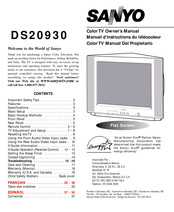 Sanyo DS20930 Manual Del Propietário