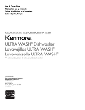 Sears Kenmore ULTRA WASH 665.1241 Manual De Uso Y Cuidado