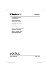 EINHELL TE-HP 170 Manual De Instrucciones Original
